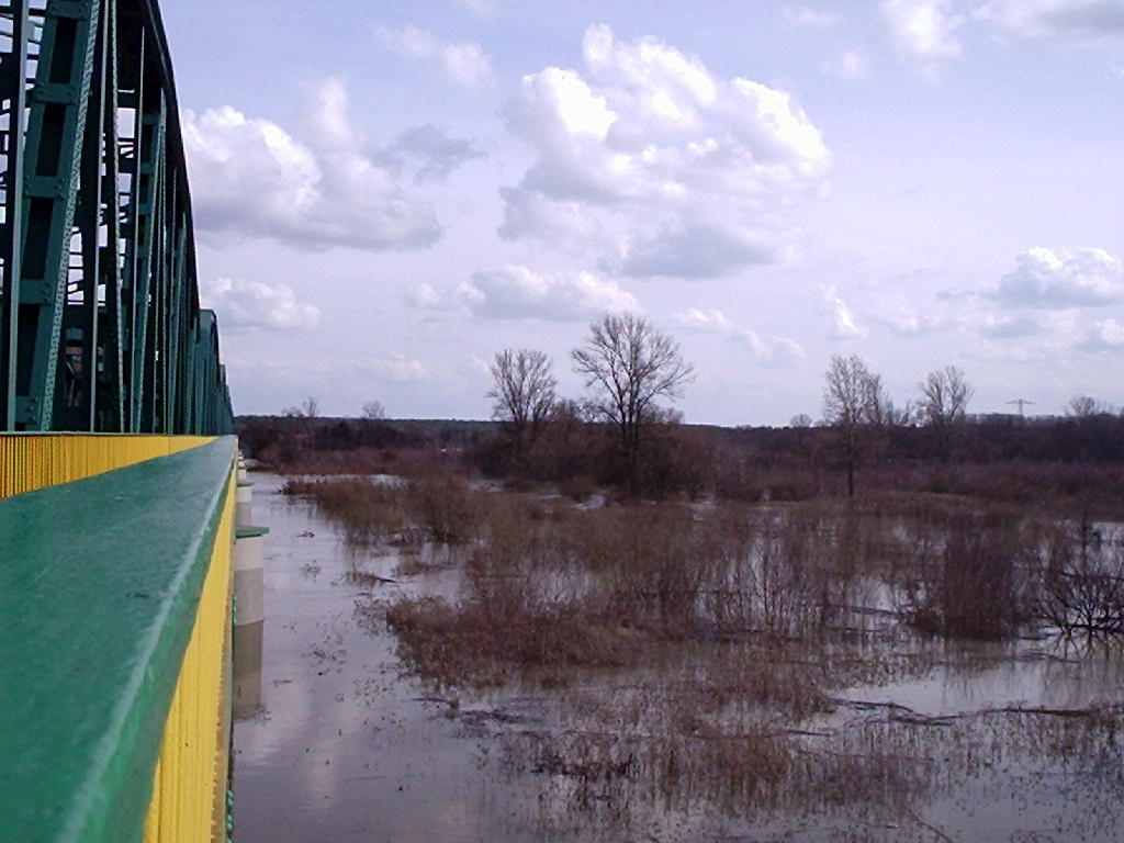 Widok z mostu na Wiśle